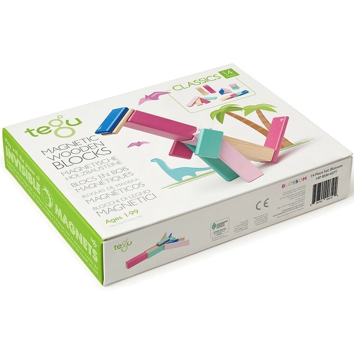 TEGU Magnetická stavebnice Blossom - 14 dílů