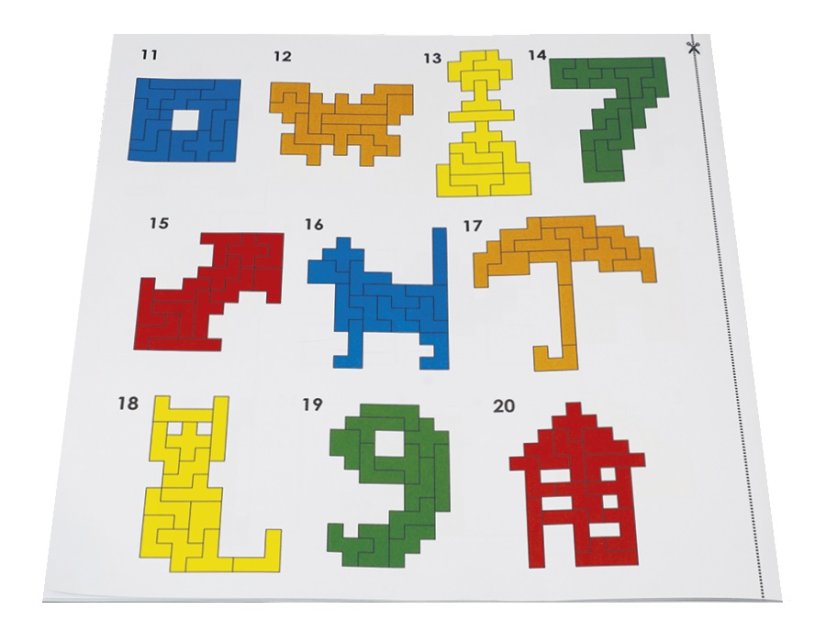 ReWood Pentomino 2D - sešit s 20 úkoly