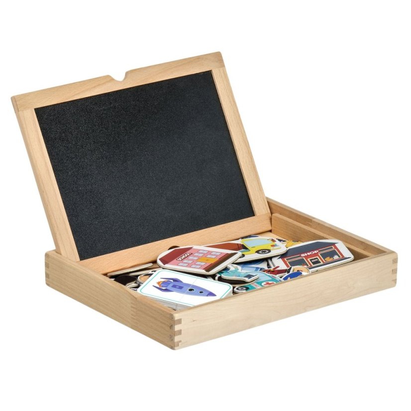 Lucy & Leo - Uhádnete moju profesiu? - Magnetická hra v kufríku