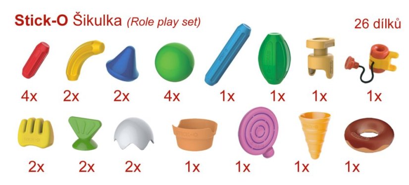 Stick-O Šikulka (Role play set)