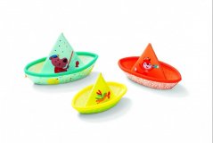 Lilliputiens - 3 plávajúce lodičky - hračka do vody