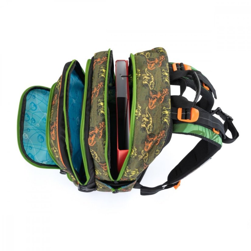 BAGMASTER - Školní batoh pro prvňáčky ALFA 21 C GREEN/BLACK