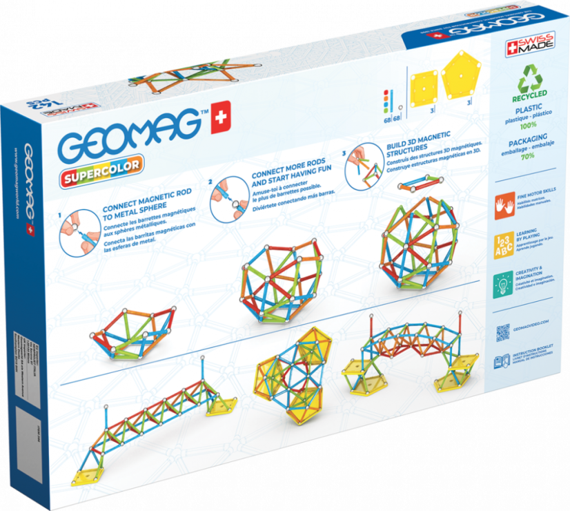 Geomag Supercolor recycled 142 pcs