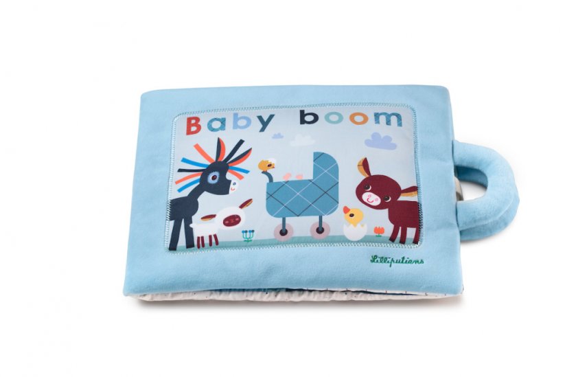 Lilliputiens - Textilná didaktická kniha - Baby Boom