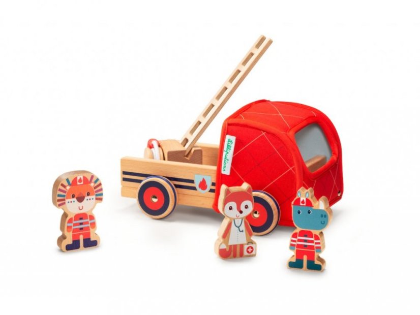 Lilliputiens - set dřevěných postaviček - povolání