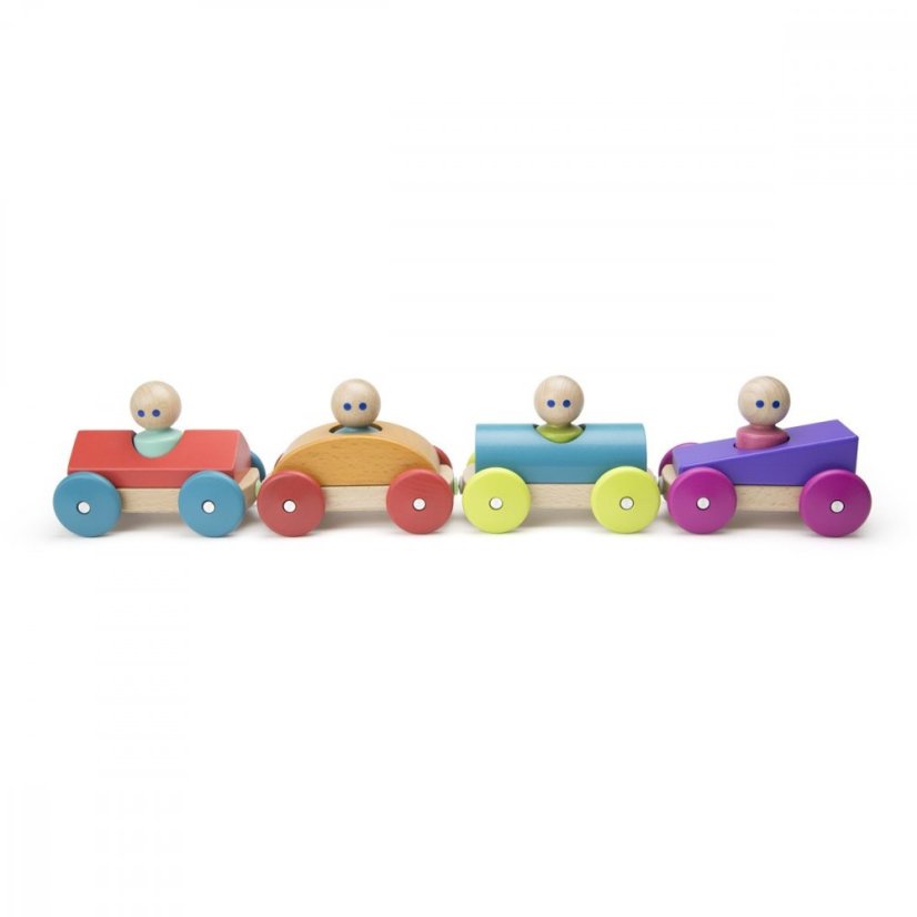 TEGU Magnetické autíčko - Orange Racer
