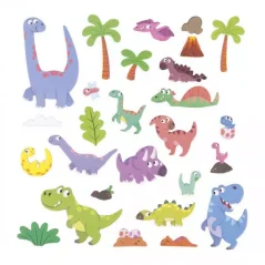 Janod Magnetická kniha příběh Dinosaurů