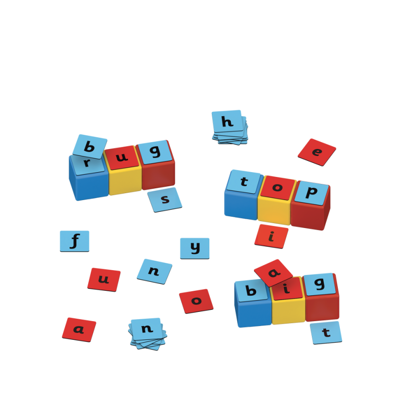Geomag Magicube Word Building Recycled Clips 79 pc