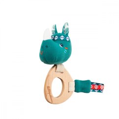 Lilliputiens  - drevená hrkálka - nosorožec Marius