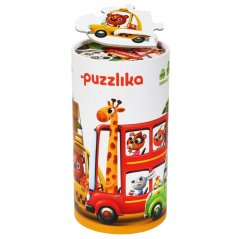 Puzzlika 13784 Autá - puzzle 5 obrázkov 20 dielikov