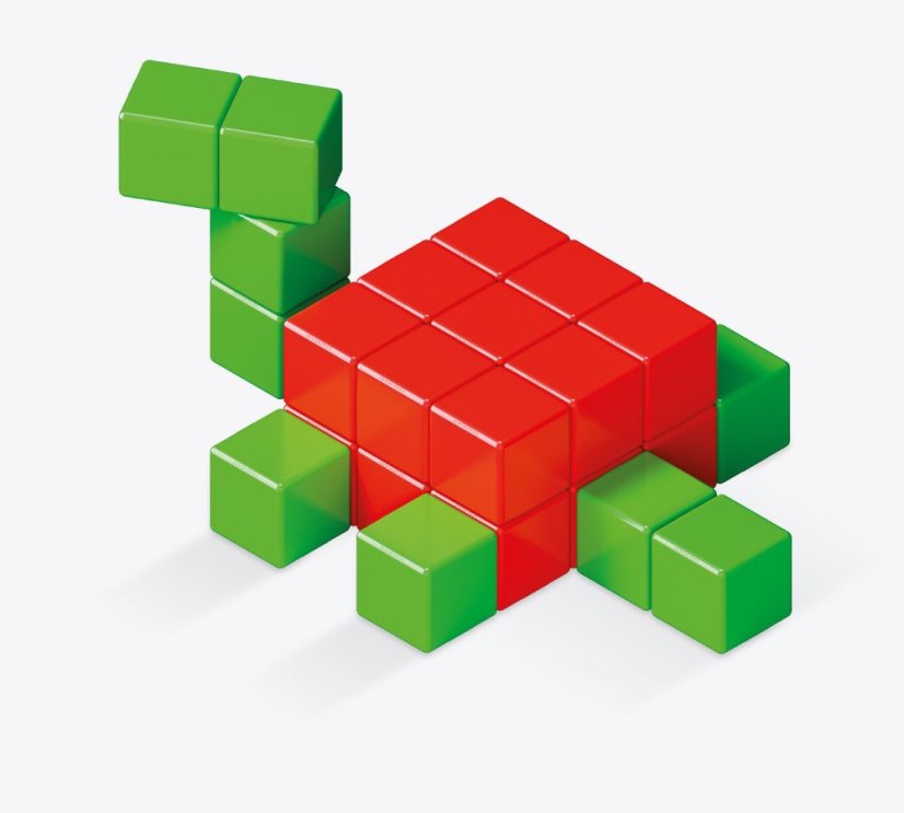 Geomag Magicube GREEN Line 64 pcs