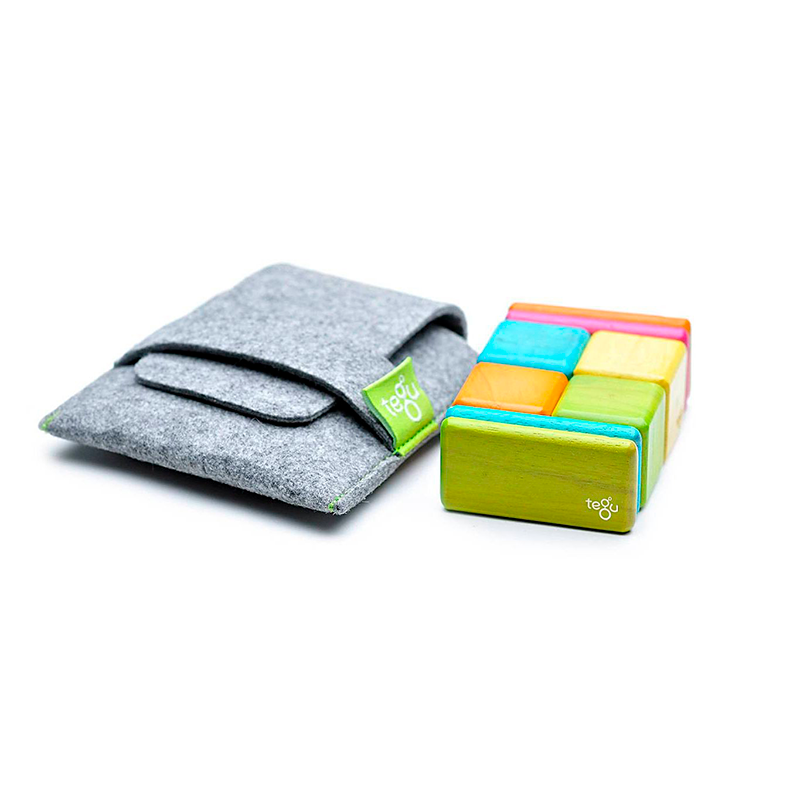TEGU Magnetická stavebnice do kapsy - Tints - 8 ks