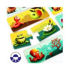 Puzzlika 13074 Můj domov - naučné puzzle 20 dílků