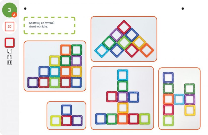 Karty Magformers  Geometrie 1