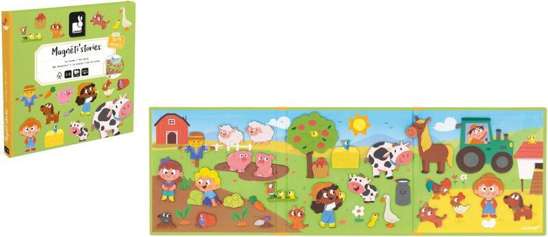 Janod Magnetická kniha příběh Farma