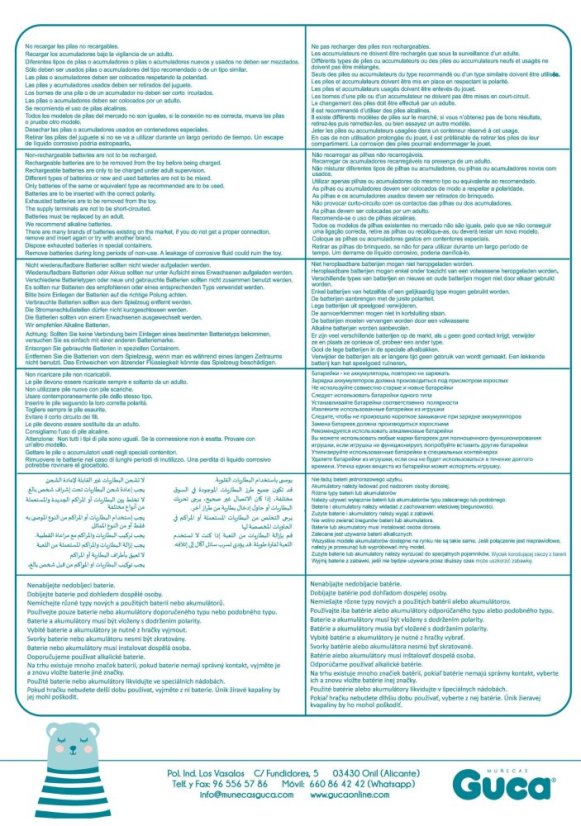 Guca MARCO - realistická panenka miminko se zvuky a měkkým látkovým tělem - 38 cm