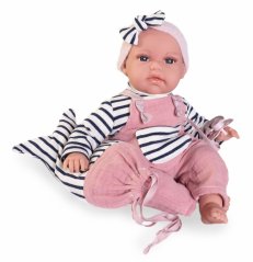 Antonio Juan 70332 TONETA - realistická bábika bábätko so zvukmi a mäkkým látkovým telom - 34 cm