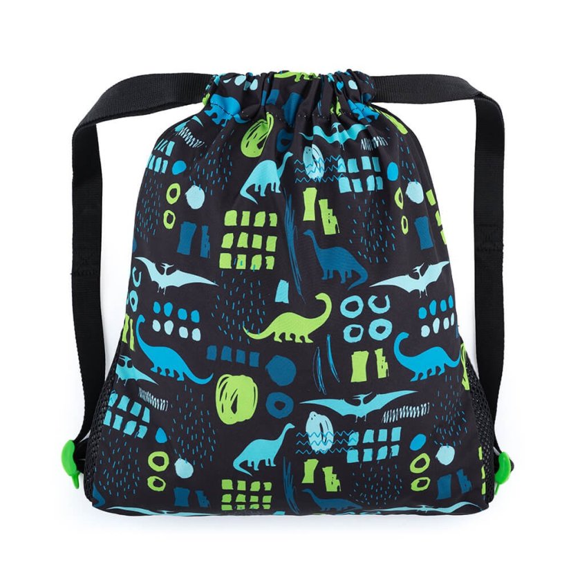 BAGMASTER Velký školní SET VEGA 22 B zelenomodrý