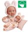 Antonio Juan 1136 KIKA - realistická bábika bábätko so špeciálnou pohybovou funkciou a mäkkým látkovým telom - 27 cm