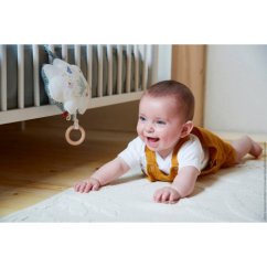 Kaloo Hudební hračka obláček Zelená myška Petites