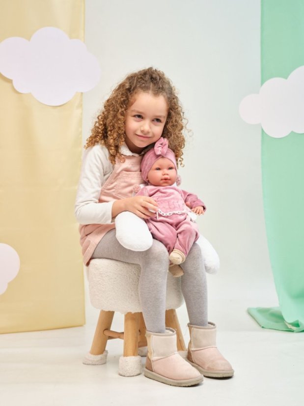 Llorens 74118 NEW BORN - realistická bábika bábätko so zvukmi a mäkkým látkovým telom - 42 cm