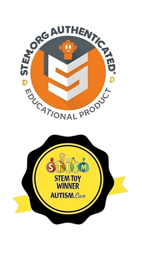 CLIXO Tiny & Mighty Space magnetická stavebnica 9 kusov