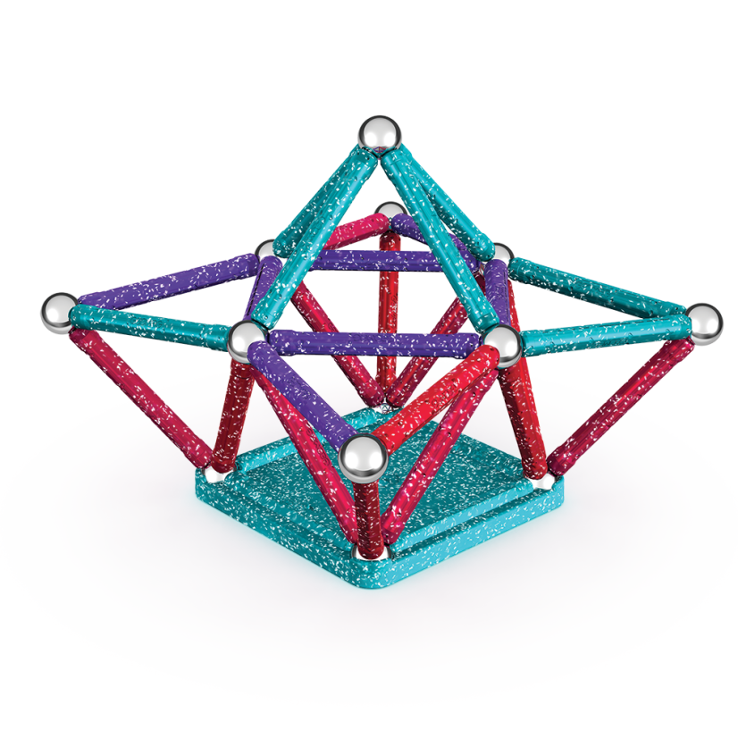 Geomag Glitter Recycled 60 pcs