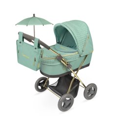 DeCuevas 85073 Skladací kočík pre bábiky so slnečníkom a taškou Capriccio 2025-60 cm