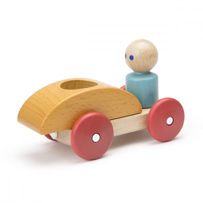 TEGU Magnetické autíčko - Orange Racer
