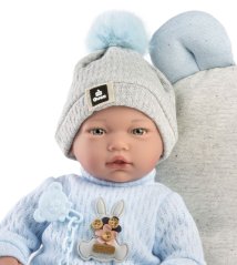 Guca MARCO - realistická bábika bábätko so zvukmi a mäkkým látkovým telom 38 cm