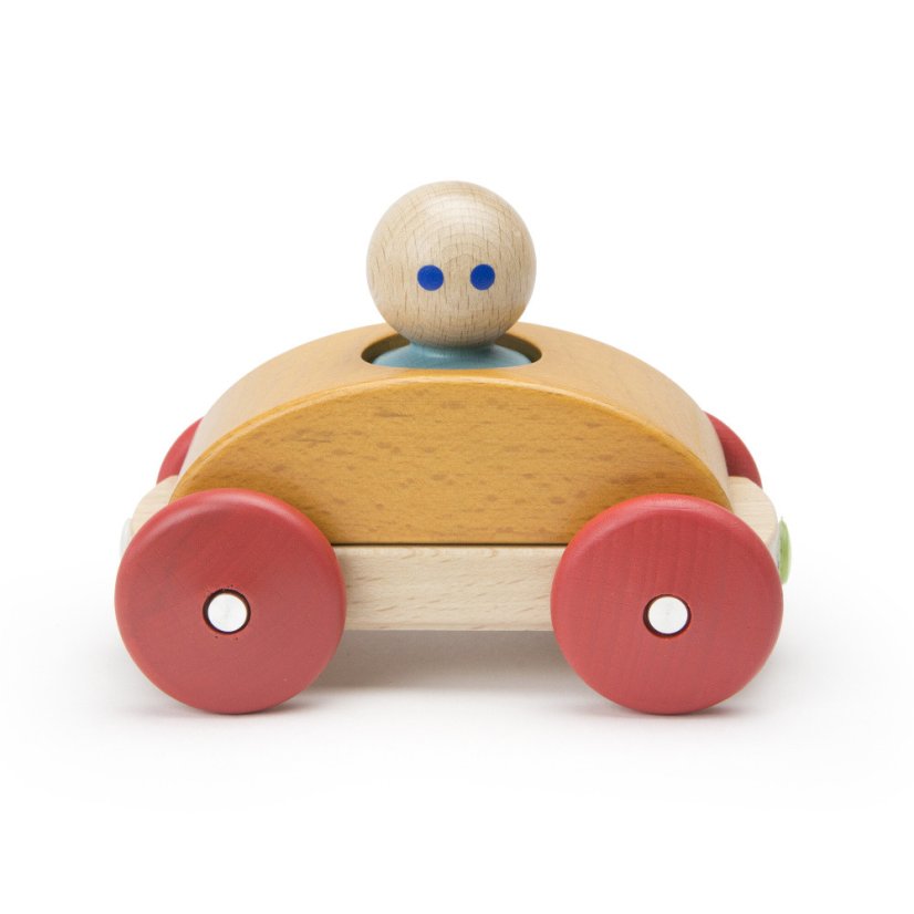 TEGU Magnetické autíčko - Orange Racer