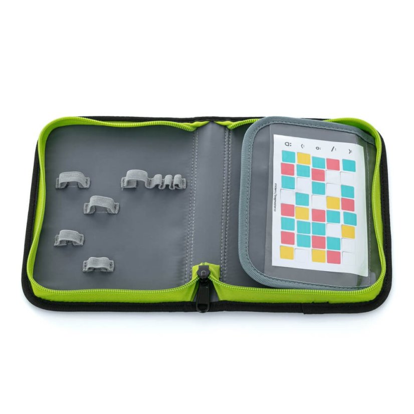 BAGMASTER - Klučičí školní penál jednochlopňový CASE ALFA 21 C GREEN/BLACK