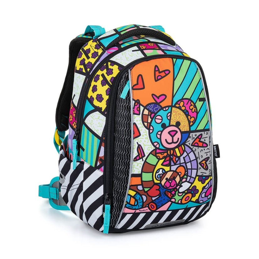 BAGMASTER Malý školní SET VEGA 22 A medvídek BRITTO