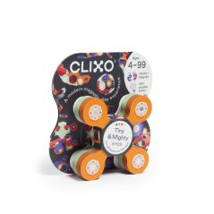 CLIXO Tiny & Mighty Space magnetická stavebnica 9 kusov