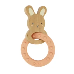 Kaloo Silikónové kousátko Zajíc Home
