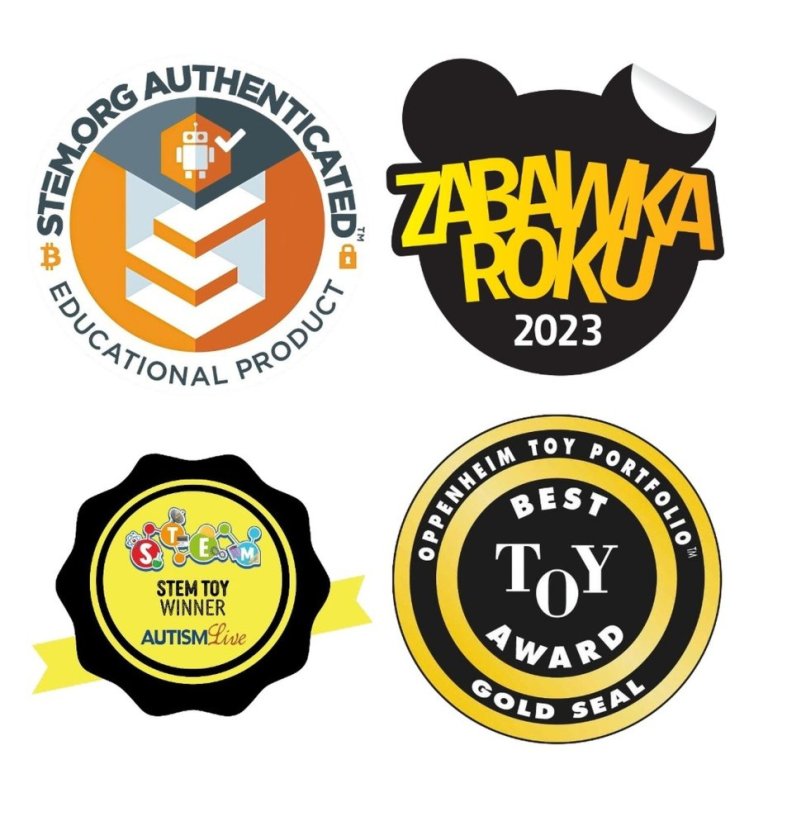 CLIXO Itsy Green & Blue - magnetická stavebnice 18 kusů