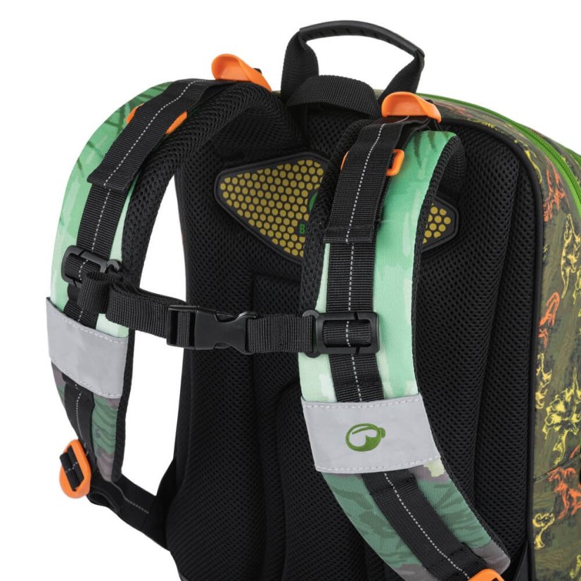 BAGMASTER - Školní batoh pro prvňáčky ALFA 21 C GREEN/BLACK
