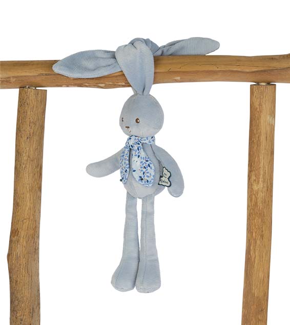 Kaloo Plyšový zajíc s dlouhýma ušima modrý Lapinoo 25 cm
