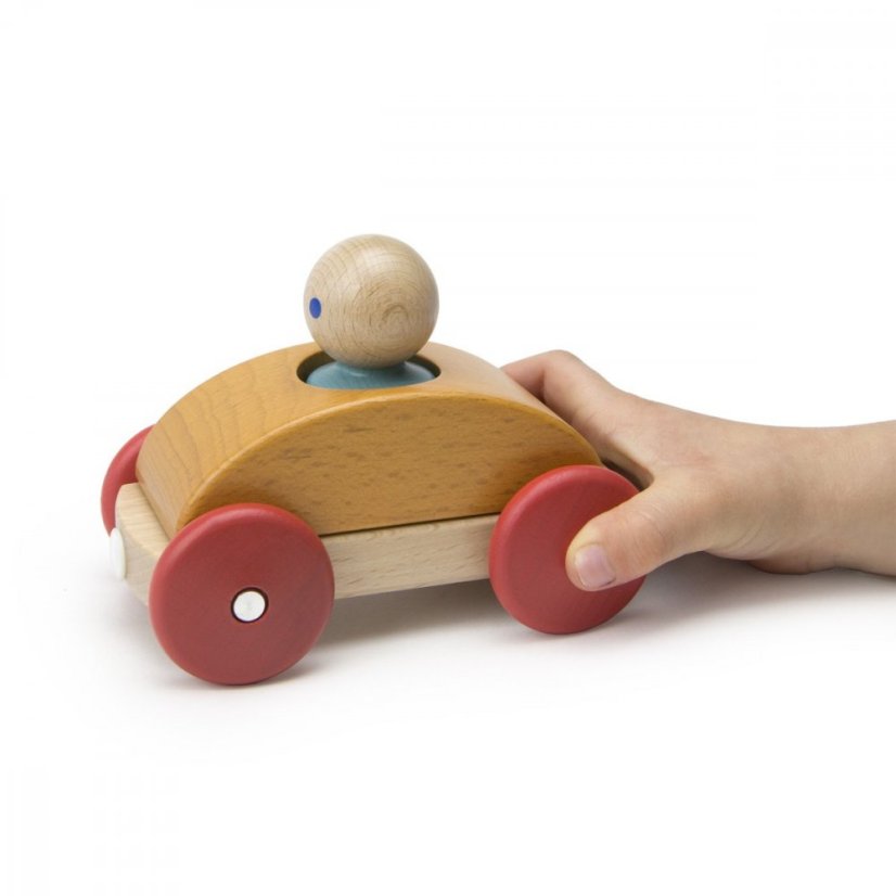 TEGU Magnetické autíčko - Orange Racer