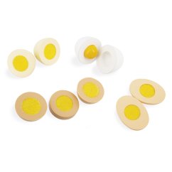 Janod Dřevěné magnetické vajíčka v obalu