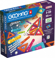 Geomag Glitter Recycled 35 pcs