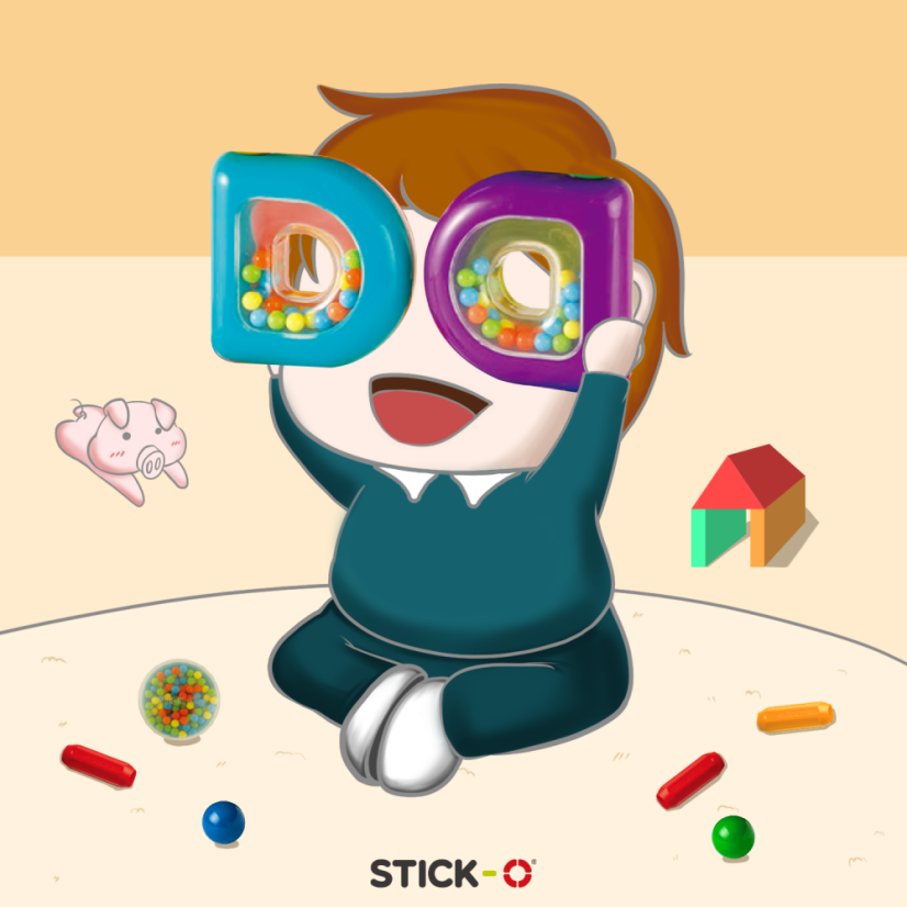 Stick-O Veselá chrastítka (Pop Friends)