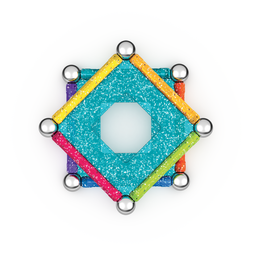 Geomag Glitter Recycled 22 pcs