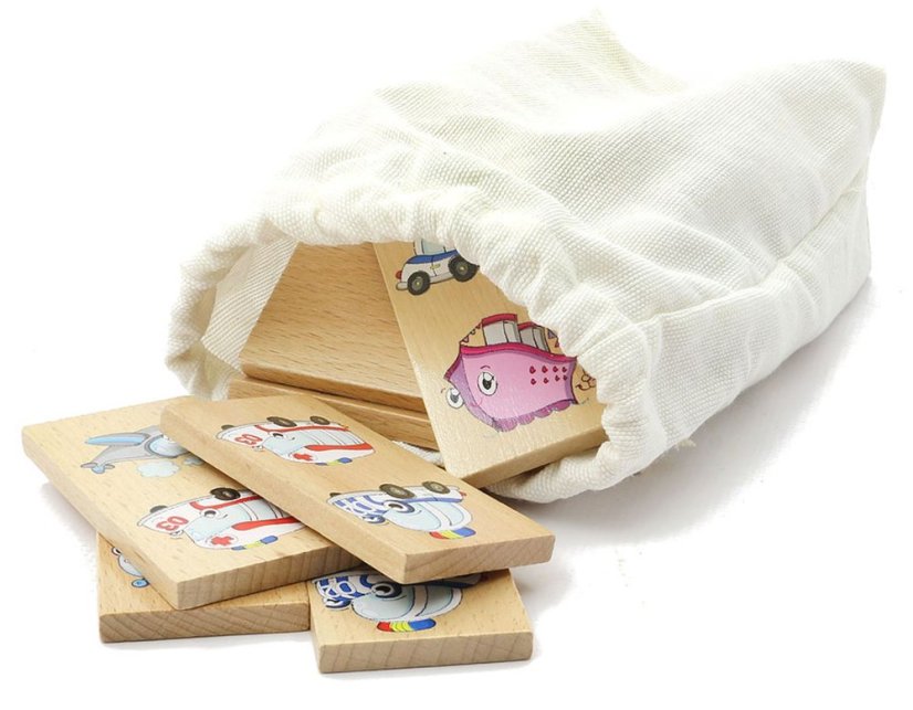 Lucy & Leo - Domino XXL - dopravní prostředky