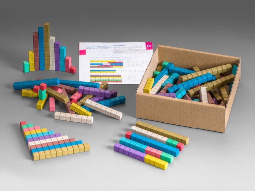 ReWood Počítacie tyčky Montessori