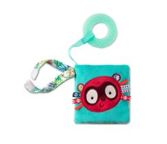 Lilliputiens - Lemur Georges - textilní knížka s kousátkem