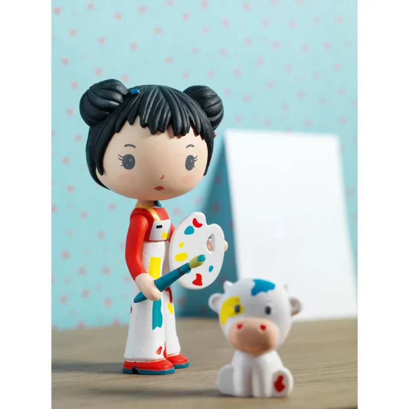DJECO Tinyly figurka Barbouille a Gribs