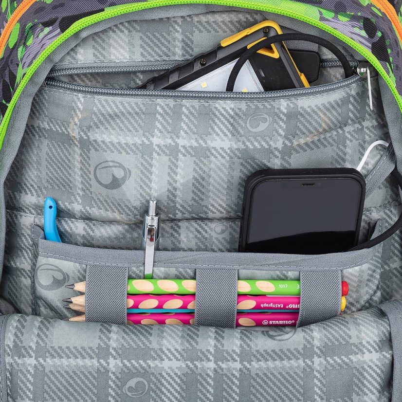 BAGMASTER Školní batoh BETA 22 C s levhartem
