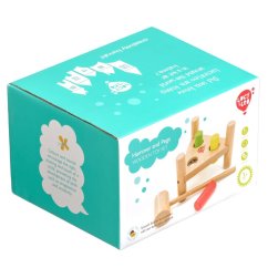 Lucy & Leo - Trojuholník - Drevená hra na zatĺkanie 3 koliky