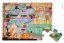 Janod Puzzle dotykové Den v  ZOO s textúrou 20 ks